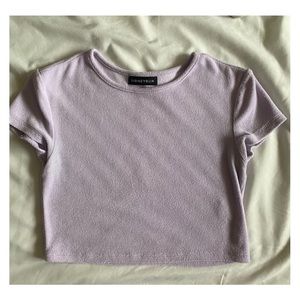 Lavender Crop Top